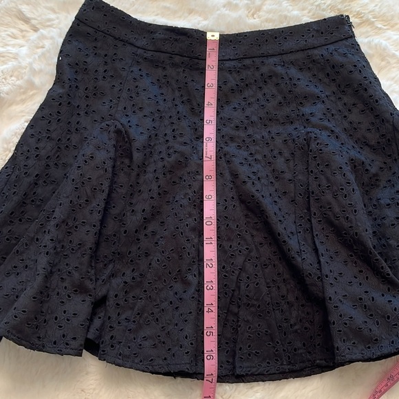 Free People Black Eyelet Skirt 6 - Picture 5 of 7